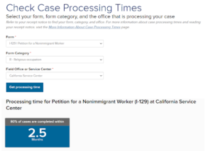 r1 visa case processing time