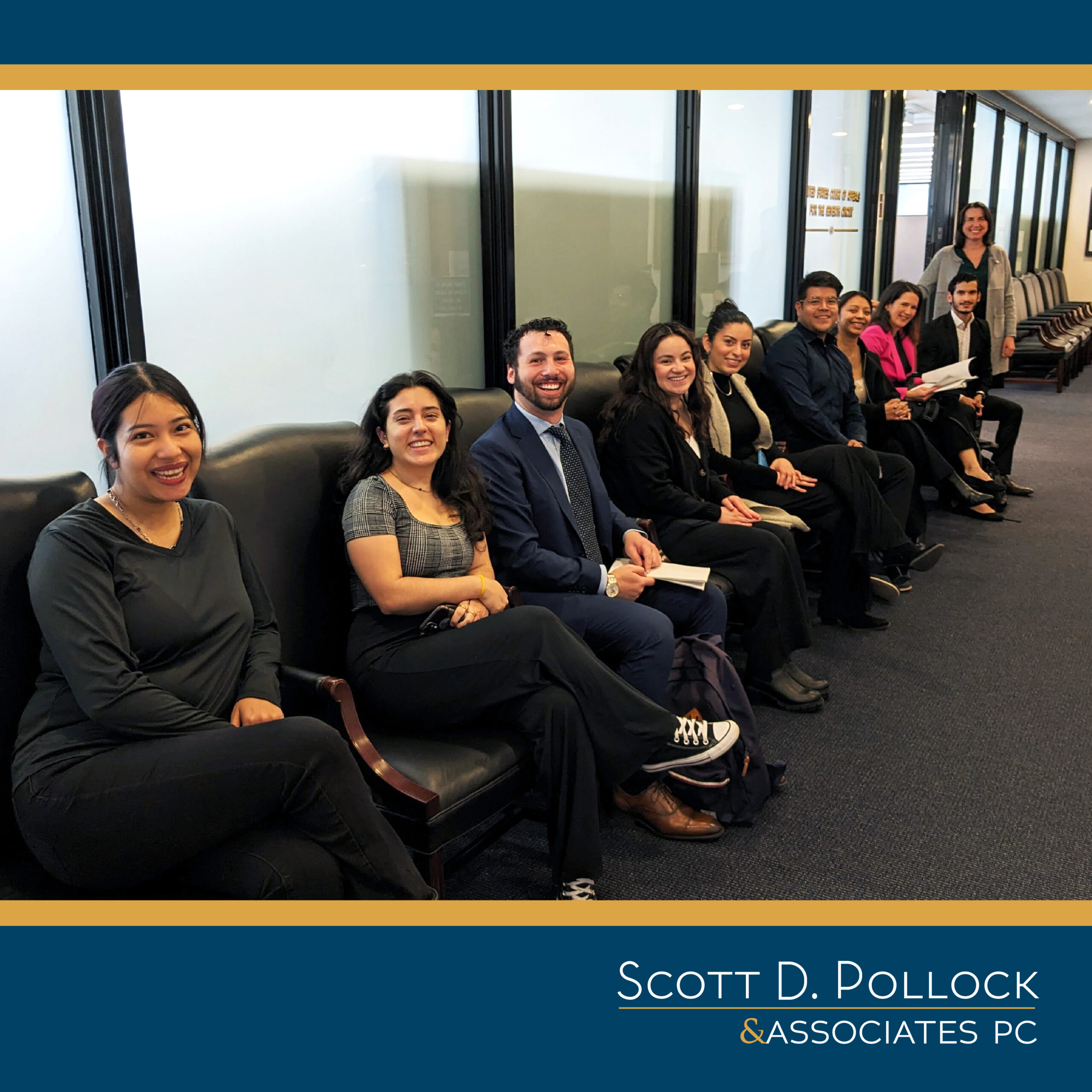 the full Scott D Pollock team representing clients in district court