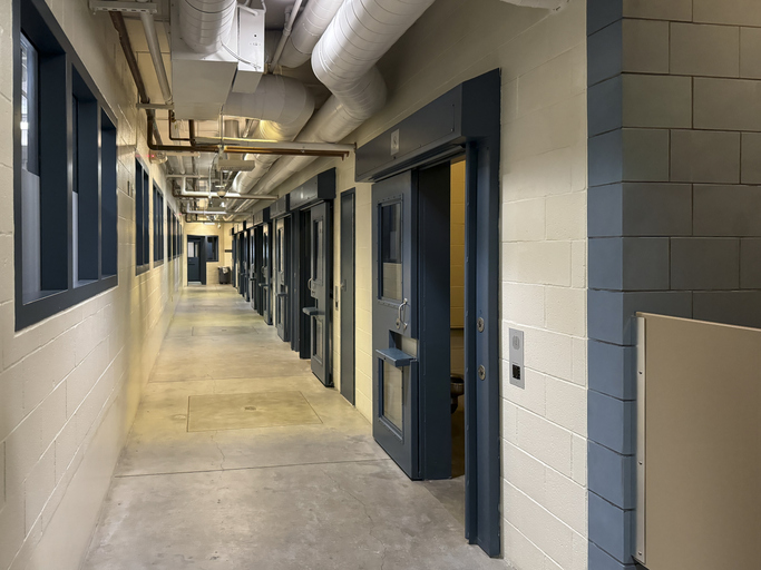 ICE detention rights hallway of detention center